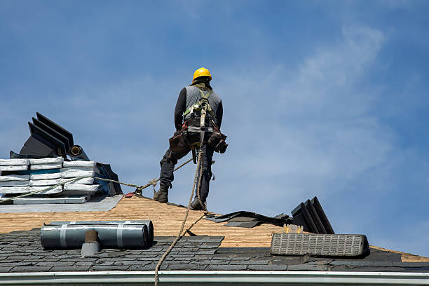 Professional Gutter Installation technician working in Picture Rocks, PA